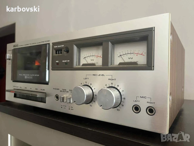 Ретро Hi-Fi Касетен дек AKAI CS-703D, снимка 2 - Декове - 50983982