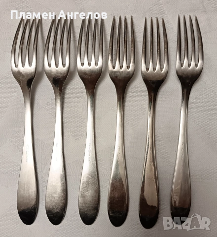 Винтидж вилици от "VLIESS C&L ALPACCA" , снимка 2 - Антикварни и старинни предмети - 53146329