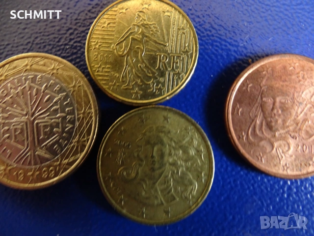 ФРАНЦИЯ - ЛОТ МОНЕТИ, снимка 2 - Нумизматика и бонистика - 53829919