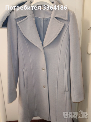Ново, без етикет, Палто вълна и кашмир, снимка 2 - Палта, манта - 52674515