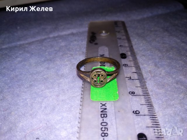 СТАРИНЕН СРЕБЪРЕН ПРЪСТЕН ПАТИНИРАНО СРЕБРО ВИСОКА ПРОБА МАЙСТОРСКА РЪЧНА ИЗРАБОТКА 35025, снимка 4 - Антикварни и старинни предмети - 39653904