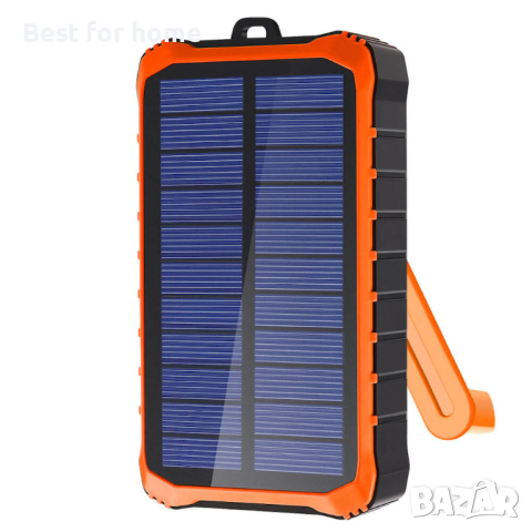Соларна външна батерия с динамо и 2xUSB-A изхода от 4smarts Solar Rugged, снимка 7 - Външни батерии - 44782096