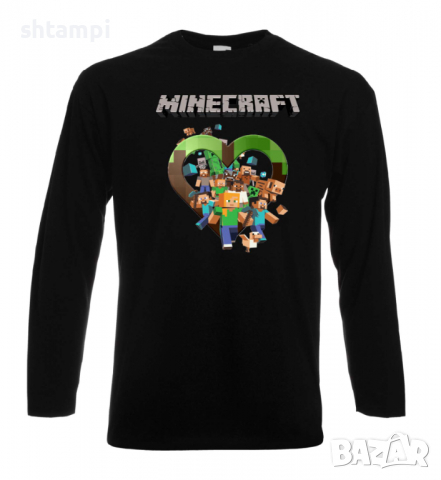 Мъжка тениска майнкрафт Minecraft 5,Minecraft,Игра,Забавление,подарък,Изненада,Рожден Ден., снимка 10 - Тениски - 36495159