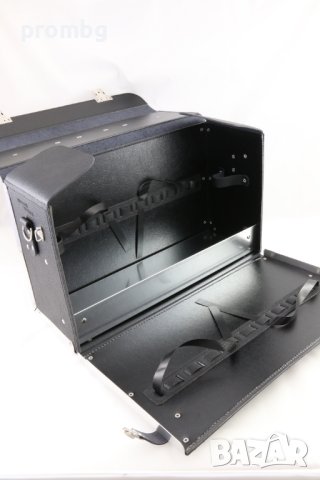 немски работен куфар за инструменти от естествена кожа, внос от Германия, снимка 6 - Куфари с инструменти - 41440836