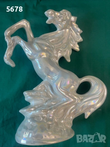 Порцеланова статуетка Жребец -26 см., снимка 7 - Статуетки - 53785443