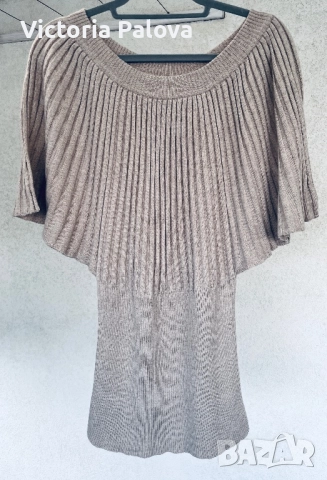 Разкошна френска блуза вълна кашмир, снимка 11 - Блузи с дълъг ръкав и пуловери - 51655677