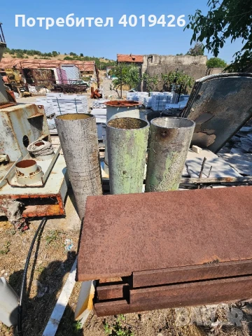 Продавам три броя неръждаеми тръби L 1000 mm ,D 270 mm