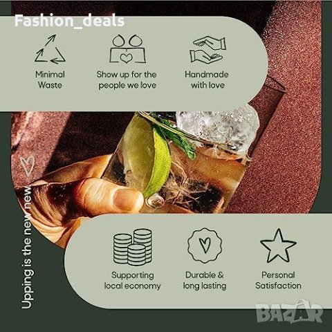 Нов комплект от 6 броя Устойчиви чаши за вода коктейли сокове Екологични чисти, снимка 5 - Чаши - 42256406