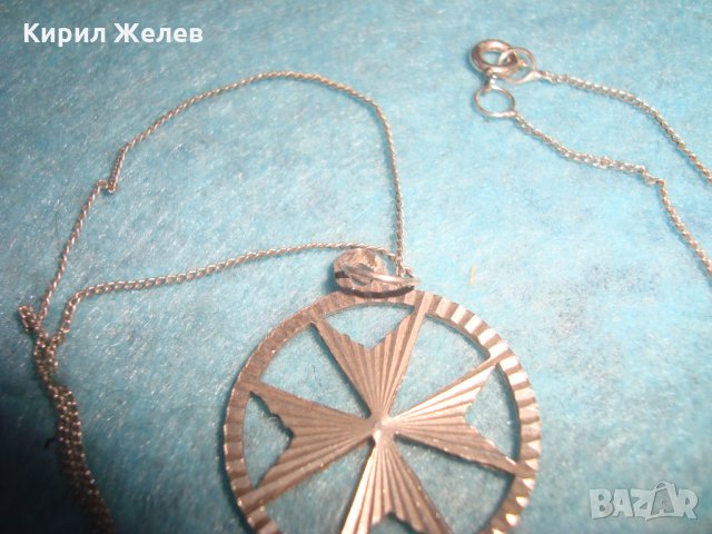 СРЕБЪРЕН МАЛТИЙСКИ КРЪСТ с ВЕРИЖКА - СРЕБРО 925 СРЕБЪРНО КОЛИЕ МЕДАЛЬОН ПЕНДАНТ 25139, снимка 10 - Колиета, медальони, синджири - 35769779