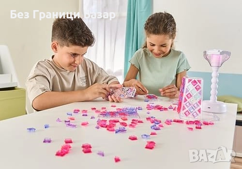 Нов VTech Креативен комплект мозайка лампа със светлинни ефекти за деца, снимка 3 - Образователни игри - 51683550