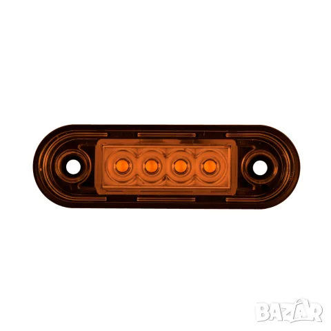 LED габарит 4 LED 12-24V жълт