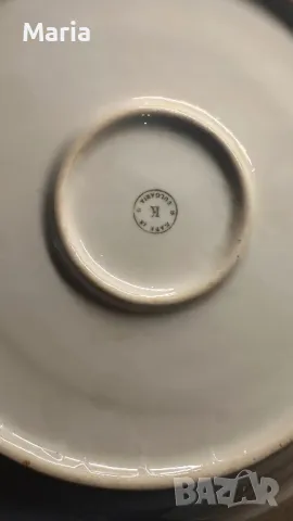 Голямо , кръгло порцеланово плато на Китка, снимка 3 - Други стоки за дома - 48572819