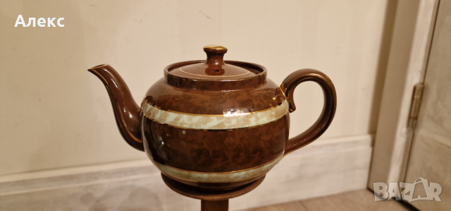 Винтидж чайник с позлата, Sadler– Отличен!, снимка 1 - Аксесоари за кухня - 44792882