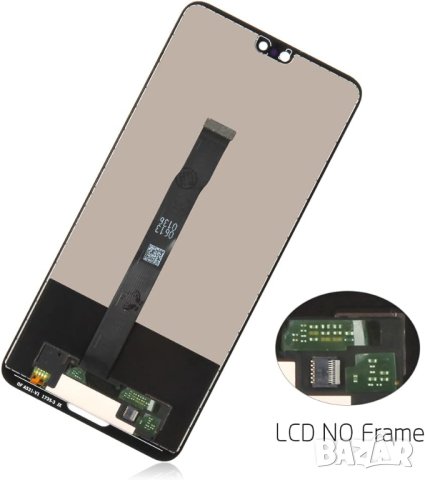 Дисплей за Huawei P20 (EML-L09, EML-L29), черен, снимка 5 - Резервни части за телефони - 41826042