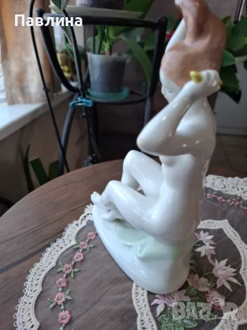 Унгарска порцеланова фигурка, снимка 5 - Фигурки - 49083797