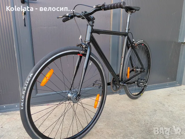 28" Fixie INC, размер 53, алуминиев фикси велосипед, снимка 3 - Велосипеди - 56060527
