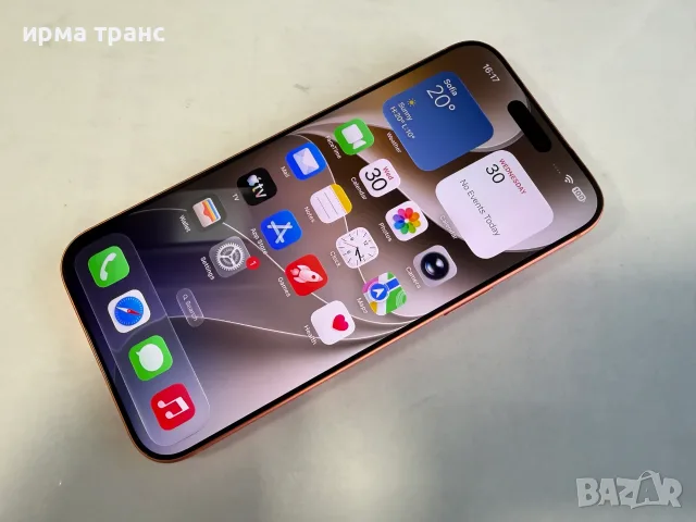 iPhone 17 Pro Max 256gb 99% батерия.Гаранция, снимка 2 - Apple iPhone - 56294942
