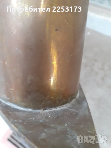 Месингова част от ютия,става запоставка за малка ютия, снимка 3 - Декорация за дома - 41814990