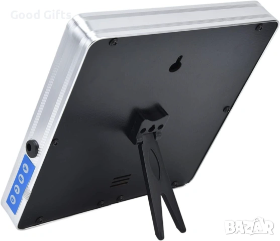 Голям Дигитален LED Часовник с Календар и Термометър – Елегантност и Точност, снимка 5 - Друга електроника - 53833088