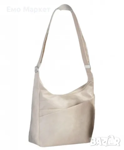 Средна дамска чанта с ципове и регулираща се дръжка, снимка 7 - Чанти - 50160731