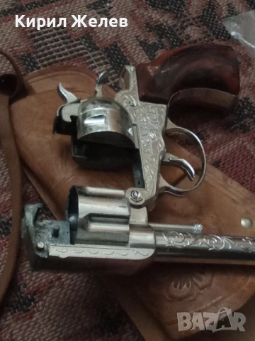 Стар метален пистолет с кобур 54291, снимка 13 - Антикварни и старинни предмети - 53638422