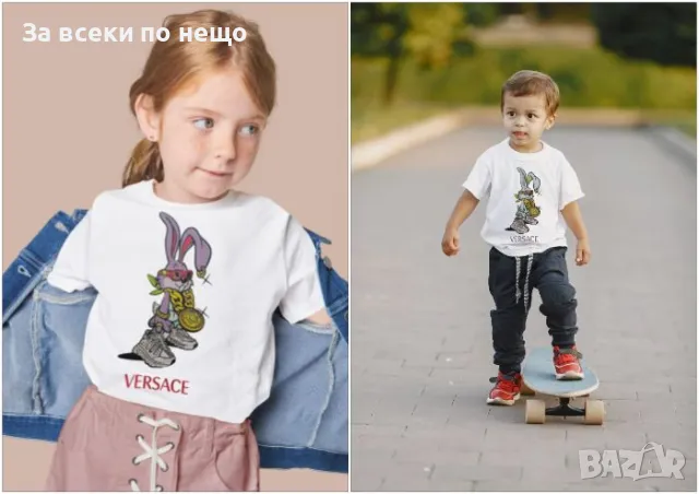 Versace Детска Тениска 1-16 години👚👕Детска Блуза С Къс Ръкав Версаче Код LFS414, снимка 1