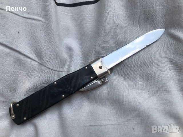 стар военен/парашутистки, десантен, гравитационен/ нож - BUNDESWEHR - Germany - 1959г., снимка 8 - Антикварни и старинни предмети - 41881804
