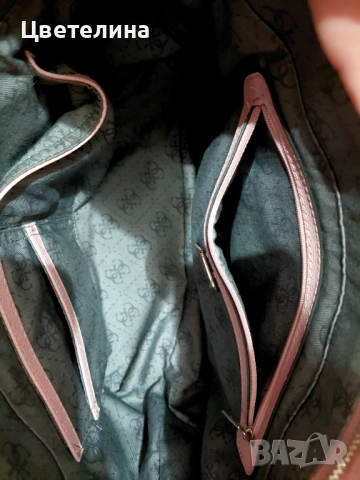 Розова чанта GUESS , снимка 3 - Чанти - 53862854
