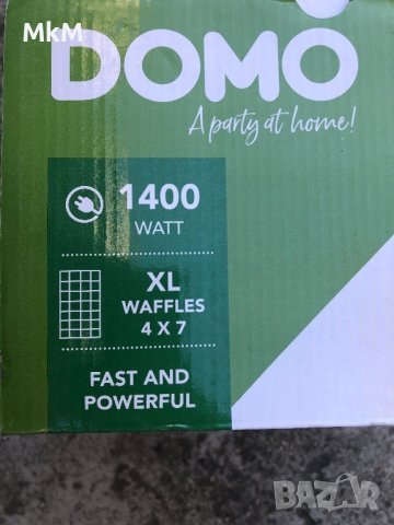 Гофретник DOMO, 1400W Машина за гофрети Domo DO9149W, Регулируема температура, снимка 11 - Гофретници - 40242829