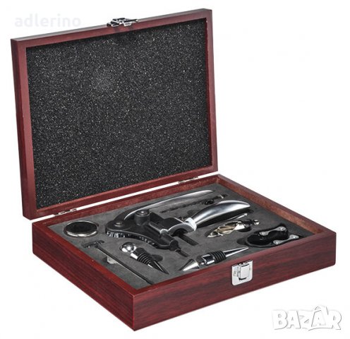 Комплект за вино, 10 части, стилен подарък, снимка 2 - Други - 35743445