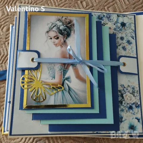 Ръчно изработен албум за снимки, снимка 6 - Други - 50038627