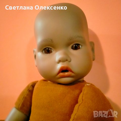 Порцеланова кукла с дефект 1991 47 см