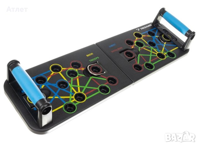 ДЪСКА ЗА ЛИЦЕВИ ОПОРИ PUSH-UP-BOARD, снимка 8 - Фитнес уреди - 44422099