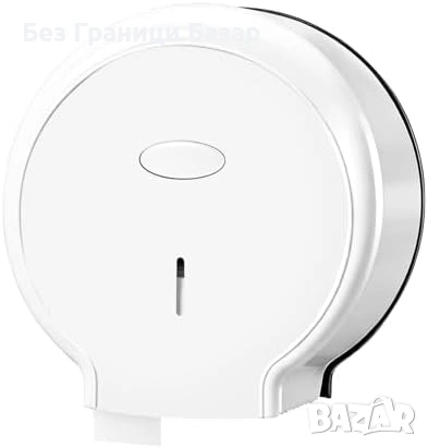 Нов Стенен диспенсър за тоалетна хартия Jumbo, бял, без пробиване баня