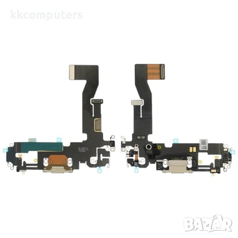 Лентов кабел за APPLE iPhone 12 с бял конектор зареждане, микрофон Original