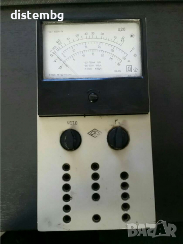 Измервателен уред ампер волтметър Ц20