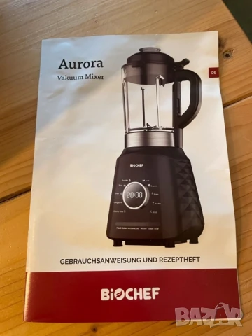 Вакуумен блендер и уред за приготвяне на супи Aurora - черен, червен, снимка 8 - Блендери - 50901772