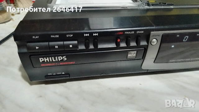 Philips CDR760 recorder, снимка 3 - Ресийвъри, усилватели, смесителни пултове - 53767414