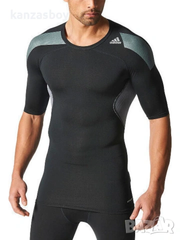 adidas TECHFIT COMPRESSION - страхотна мъжка тениска S, снимка 2 - Тениски - 53204212