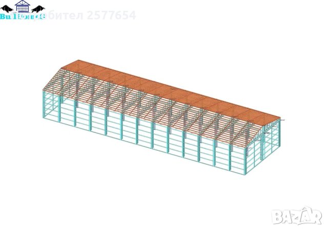 ЛИЗИНГ - Халета, Хале, Магазини, Магазин, Складове 480м2-12м х 40м х 5, снимка 4 - Строителни материали - 44160634