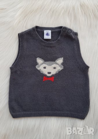 Пуловер без ръкав 4-6 месеца, снимка 1 - Панталони и долнища за бебе - 39225533