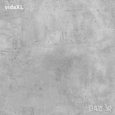 vidaXL Приемно бюро, бетонно сиво, 100x50x103,5 см, инженерно дърво, снимка 9 - Бюра - 56147065