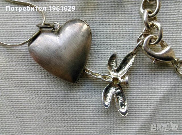 Колие сърце отварящо се , снимка 5 - Колиета, медальони, синджири - 25122994