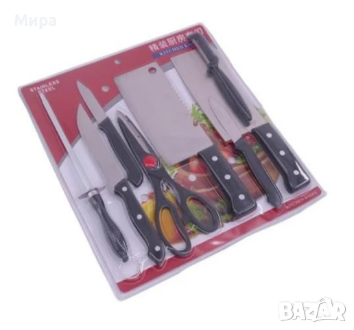 Комплект кухненски уреди от 8 части, снимка 5 - Прибори за хранене, готвене и сервиране - 50542898