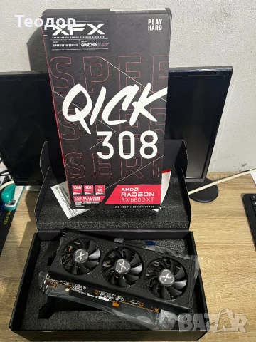 Видеокарта RX6600XT XFX QICK 308