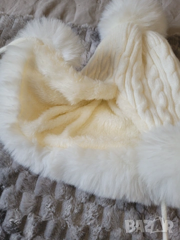 Дамска зимна шапка , снимка 2 - Шапки - 53003949