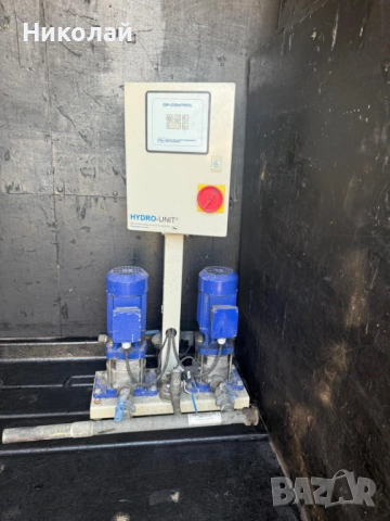 Професионална хидрофорна система за източване и изпомпване, хидроагрегат