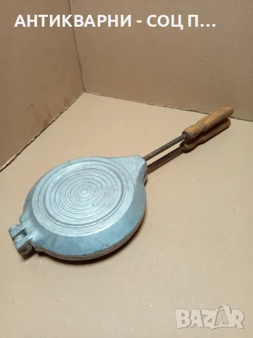 Соц Стар Гофретник., снимка 2 - Антикварни и старинни предмети - 49238602