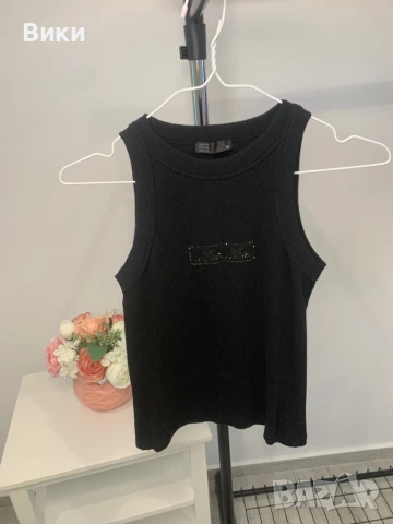 Черен потник miu miu, снимка 3 - Потници - 50918297