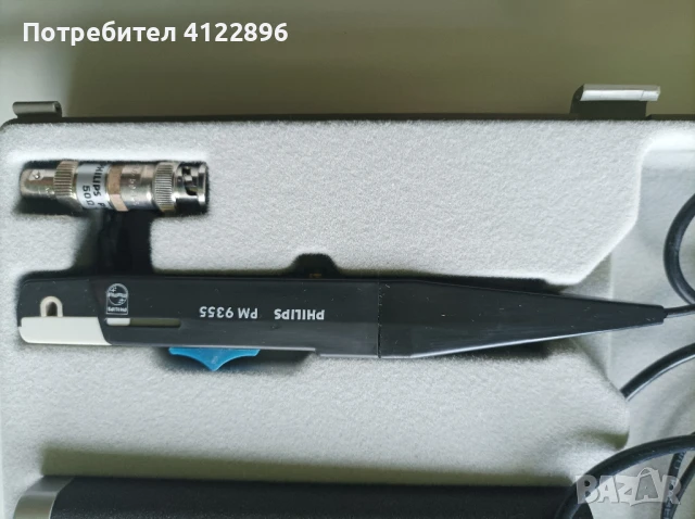 Токови клещи - Philips PM9355 - AC Current Probe / Amplifier, снимка 4 - Куфари с инструменти - 50443505